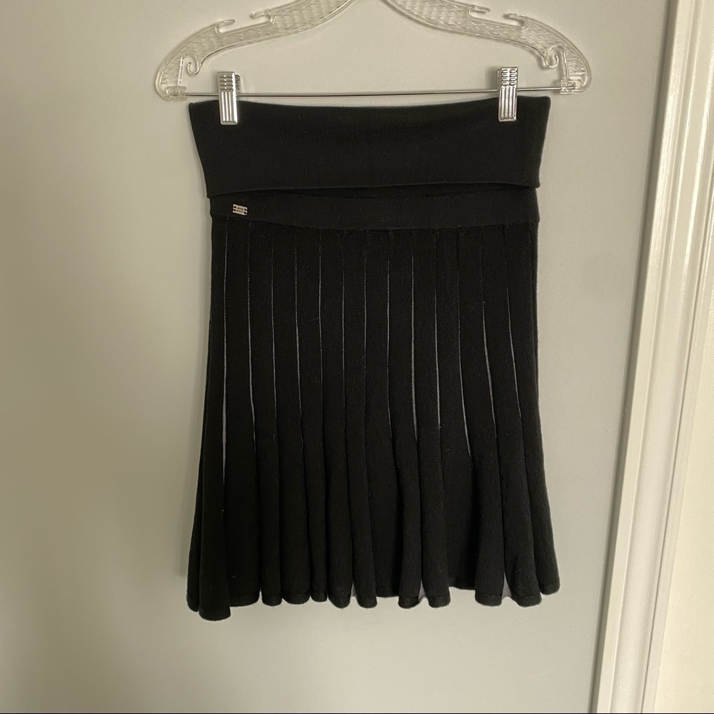Miss Sixty Black Cotton Skirt
